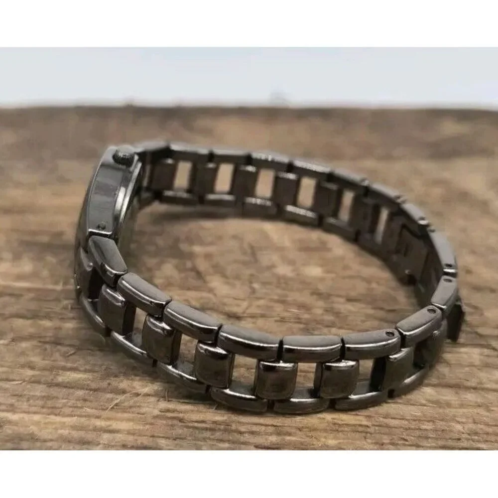 Fossil F2 All Stainless Steel Ladies Watch With Purple Dial